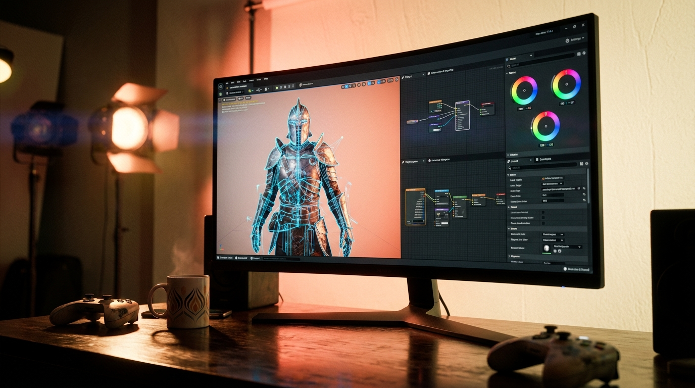 Production de cinématique de jeu vidéo sur Unreal Engine 5
